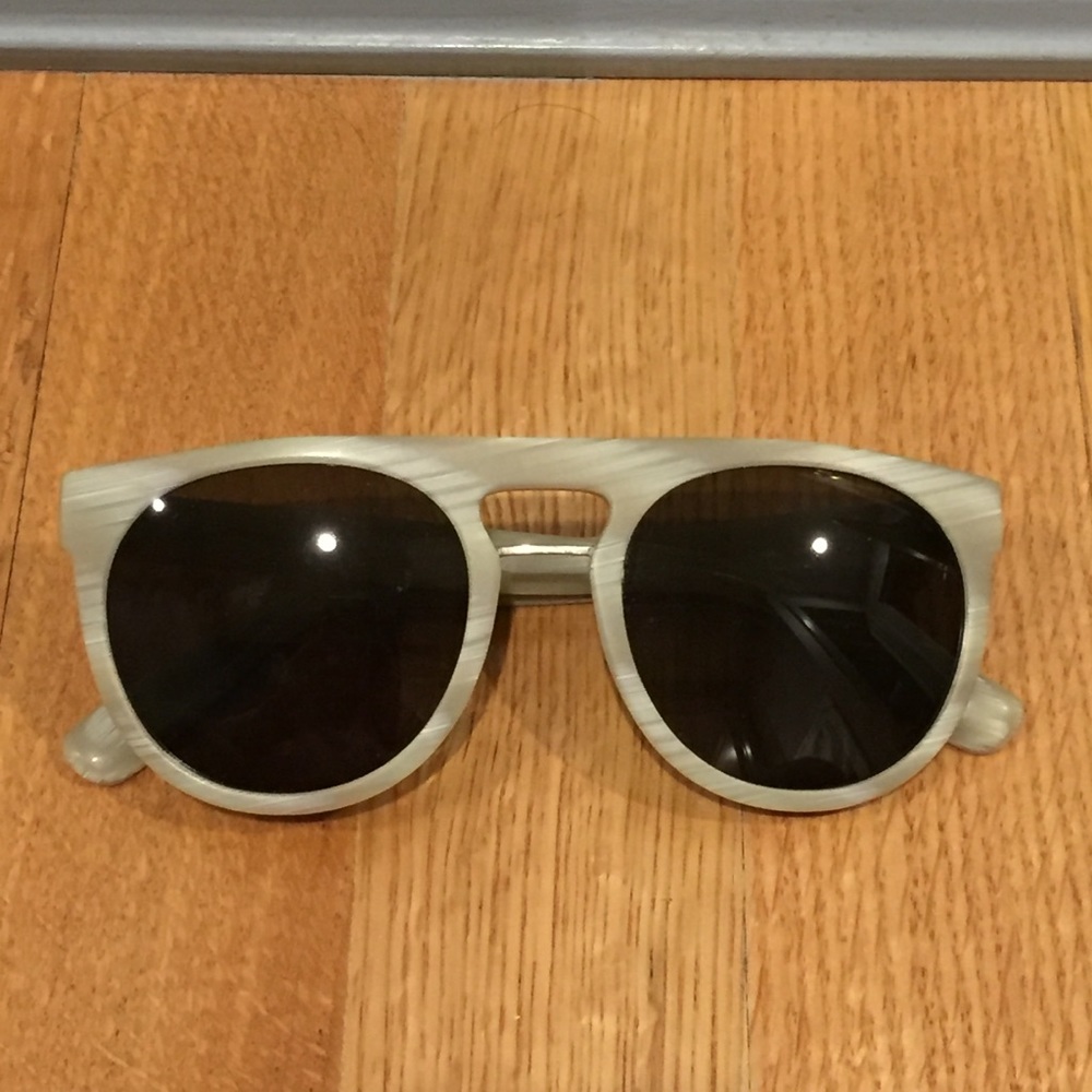 Marc Jacobs Pearlized Beige Sunglasses